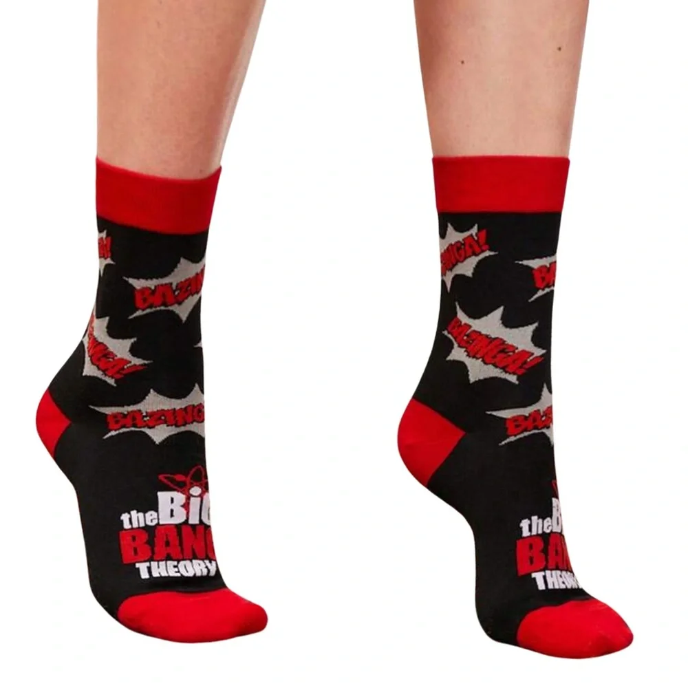 •Bazinga• Big Bang Theory Graphic Crew Socks Socks 3 for $21